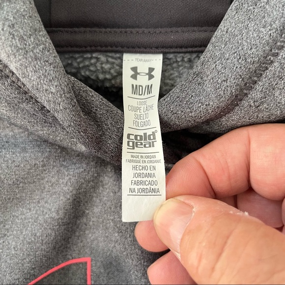 Under Armor Women’s Coldgear Hoodie Size Medium 100% Polyester - Picture 4 of 10